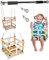 alles-meine.de GmbH 2 TLG. Set: Schaukel aus Holz - Gitterschaukel mit Gurt + Türreck - Babyschaukel/Kinderschaukel - Leichter Einstieg ! - mitwachsend & verstellbar - vers..