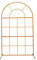 2m Hochzeitsbogen Traubogen Hochzeit Torbogen, Metallrahmen Blumenregal Gestell Party Türständer Hintergrund Rosenbogen Bogen Wedding Arch Gold für Hochzeit Events Party Geburtstag