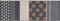 Salonloewe Fußmatte waschbar Glamour Dots grau 60x180 cm Sauberlaufmatte Wohn-Teppich Läufer Design-Muster