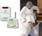 Bedside Motion Sensor with Pager/Alarm with Volume Control, Reduce falls from bed for use with the Elderly or infirm. No alarm noise in patient's room. Pager can be up to 300 ' from Motion Sensor.