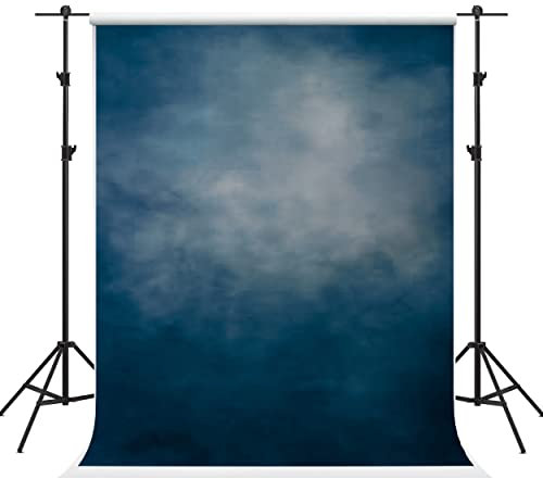 Kate Ölgemälde Old Master blau Hintergrund Hochformat Fotografie Abstrakt Textur Hintergrund Fotografie Studio Requisiten Fotograf Kinder Kinder Erwachsene, 1, 6.5×10ft
