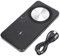 Kaffeebecherwärmer 2 in 1 Schnellladegerät mit Becherwärmer USB Electric Wireless Beverage Warmer Bis 55 ℃ / 131 ℉, Schwarz