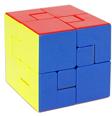 Oostifun MoYu MoFang JiaoShi Meilong KuiLei Würfel Würfel Klassenzimmer Meilong Puzzle Würfel Multi Farbe mit einem Würfel Stativ (Style-1)