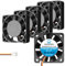 WINSINN 40mm 12V Fan - Hydraulic Bearing 5000 RPM 4010 Cooling Fan Replacement for 3D Printer/DVR/PC/Electronics, 30cm Cable with XH2.54-3PIN, Brushless 40x10mm (5Pcs)