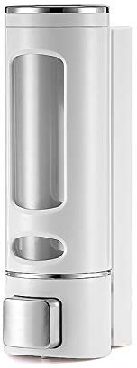 Miawtro Shower Dispenser Wall Mounted, 400ml Shower Gel Dispenser Bathroom, Shower Soap Dispenser with Anti Drip Design, Shower Gel Dispenser Wall Mounted for Body Wash Shampoo Bathroom Restroom Hotel