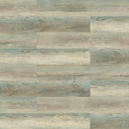 FLOREXP Pavimenti in vinile – Rivestimento in linoleum con effetto legno, staccabile e incollato, piastrelle per pavimenti, autoadesive, 2,0 mm, 1 pezzo, impermeabile, per cucina, soggiorno (pino