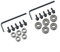 Lot de 10 roulements à billes de rechange pour fraise à défoncer - Diamètre intérieur : 3/16 et diamètre extérieur : 3/8 1/2
