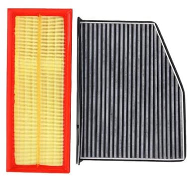 Toiumops Filtro Abitacolo per VW Caddy CC Golf 5 Passat B6 B7, Filtro dell'Aria Filtro abitacolo 1K0129620D/1K0819644