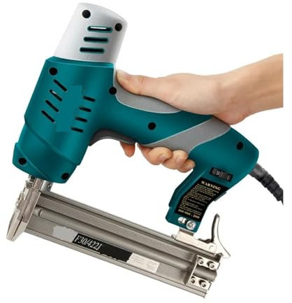 MZZYG Staple Gun Electric Nail Gun Single-use/Double-use Nail Stapler 422J Nails F30 Straight Nail Gun Woodworking Tools For Fixing Material, Decoration, Carpentry(Double-use)