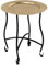 Riess Ambiente Runder Beistelltisch MARRAKESCH - 50cm - Messing Gold - Teetisch abnehmbares Tablett klappbar