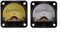 VU Pegelmesser für Stereo-Audio-Anwendungen, inkl. Treiberplatine für einfache Integration in Mischpulte (gelb)