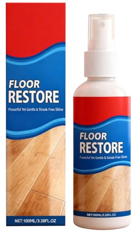 Wood Floor Restorer - Professional Scratch Removal Cleaner for Wood Surfaces | Spray Formula with Polishes Effect for Laminate Tile Stone Living Room Kitchen Hallway Bedroom Staircases Furniture Home