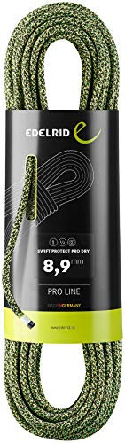 EDELRID Kletterseil Swift Protect Pro Dry 8,9mm, Größe:60 Meter, Farbe:Night-Green
