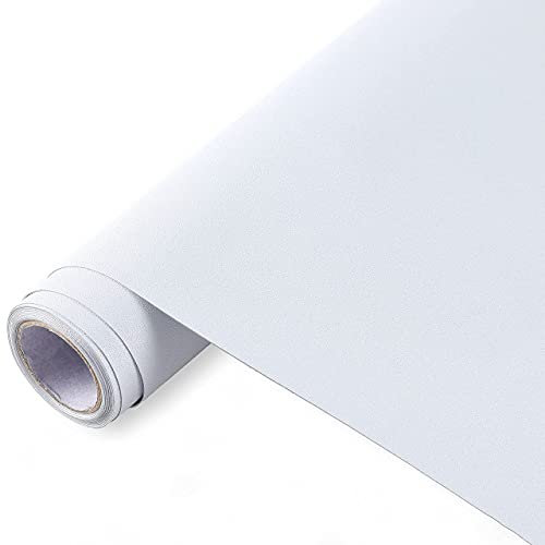 Blackout Window Films, White Sides 100% Light Blocking Window Cover for Bedroom Nursery Day Sleeping, Opaque Static Cling Privacy Film, Non Adhesive Thermal Insulated Window Treatment, 78.7x35.4