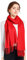 ELF KUCKUCK Schal Damen Winter Baumwolle Winterschal Pashmina, Geschenke für Frauen Freundin Mama, Rot