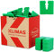 KLIMAS® Abstandshalter Kunststoff 4mm 50 Stück Distanzscheiben Set Grün | Sockelprofile Sockelschienen Ausgleichstück Distanzstück für Universal-Dübel mit 3 Durchmesser Ø 6/8/10 mm PE Abstandhalter