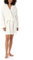 Schiesser Damen kuschelig und warm mit Kapuze-Teddy Fleece Bademantel, Off-White_178419, S