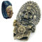Messingschädel Charms 1 Set Paracord Beads DIY Anhänger Skull Charms Schnalle Für Schmuckherstellung DIY -Accessoires