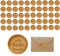 50 Stück selbstklebende Wachssiegel Aufkleber Gold, Wir Heiraten Vintage Siegel Aufkleber für Geburtstag Hochzeit Einladung Weihnachten Party Supply