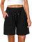 Uniexcosm Kurze Sportshorts Damen Sporthose High Waist Shorts Damen Sommer Shorty mit Taschen und Kordelzug Freizeitshorts für Running Gym Fitness Schwarz M