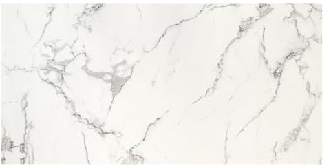 IZODEKOR Deckenhohe Wandverkleidung Marmoroptik-Granitoptik - 1 Stück, 244x122cm - 3D-Wandpaneele im Marmordesign, Alternative zu Badfliese, Badezimmer Küche Marmor, Stein-Dekor | Carrara