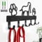 Dog Lead Holder Wall, Wall Mounted Storage for Dog Accessories, Dog Collar Hanger Organiser, Dog Paw Design for Entrance Area, Wall Mounting of Dog Accessories