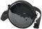 BaotyJie Cd Players Portable Case, Portable CD Player Bag Cd Players Storage Bag Carrying Stoarge Waterproof Clear CD Player Fanny Pack Shoulder Bag with Adjustable Strap Round Disk Player Case