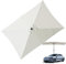 Parasol d'extérieur avec manivelle – Parasol de jardin | Auvent de rechange | Auvent de rechange | Patio de 2 x 3 m | Parasol déporté robuste, beige, Refer to description