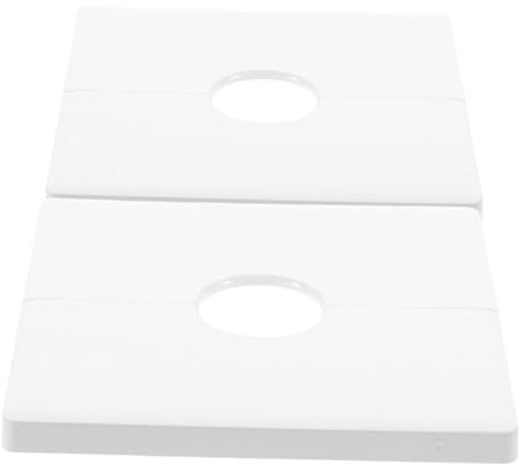 DOITOOL Lot De 2 Cache-Prises Pour Couvercle De Prise Couvercle De Lumière Vierge Plaque De Couverture De Prise Couvercles De Plaque Murale Couvercles De Prises