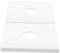 DOITOOL Lot De 2 Cache-Prises Pour Couvercle De Prise Couvercle De Lumière Vierge Plaque De Couverture De Prise Couvercles De Plaque Murale Couvercles De Prises
