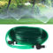 Sileduove Tubo per irrigazione da giardino, piatto, in PVC, con fori sottili, per prato, piante e aiuole (4,5 metri)