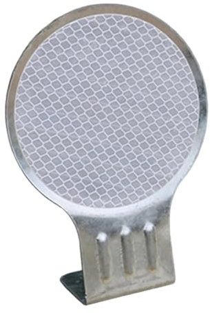Generic Cartelli Stradali Riflettenti per Parcheggio, Installazione Semplice, Segnaletica Rotonda, Bianco