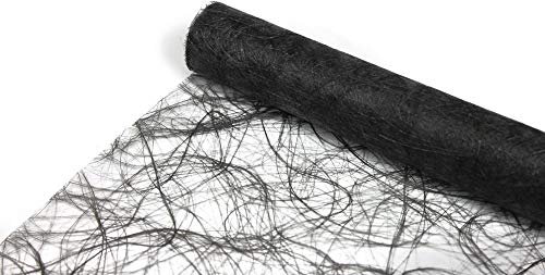 Sizoweb Tischläufer Tischband Dekoration Dekor Breite 30 cm Rollenlänge und Farbe wählbar Anthrazit Dunkelgrau 5 Meter