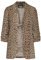 PIECES PCBOSS 3/4 Printed Blazer Noos, Naturel/AOP : léopard, XS Femmes