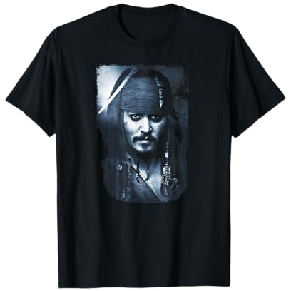 Disney Pirates of the Caribbean Captain Jack Photo T-Shirt