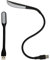 Lampada USB Per PC, Lampada LED USB Flessibile, Luce Da Lettura LED, Collo D'oca Flessibile, Dimmerabile, Luminosità A 3 Livelli, Per PC, Tastiera Computer Portatile, Alimentatore Mobile, Nero