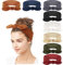 DRESHOW 8 Stück Damen Stirnband Kopfband Haarband Turban Elastische Stirnband Haarbänder Haarschmuck für Mädchen