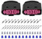 Create idea 2 Set Auto Sensor Reparatur Kit 1J0973737 Kompatibel mit Volkswagen Kompatibel mit Audi 14 Pin Stecker Auto Sensor Reparatur Set