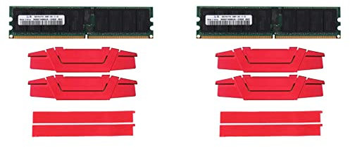 ENERRGECKO 2 x DDR2 8 GB 667 MHz RECC RAM+Cooling Vest PC2 5300P 2RX4 REG ECC Server RAM per stazioni di