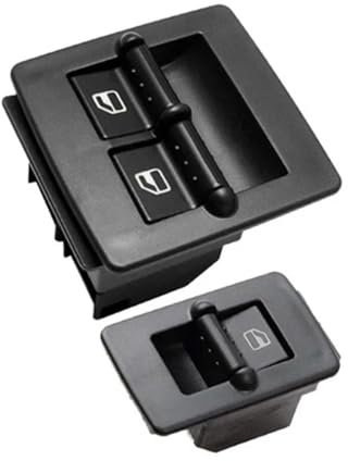 SOYDAN Fensterheberschalter Kompatibel mit VW für Beetle 1998–2008 2009 2010, elektrischer Fensterheber-Schalter, Glasheber-Taste, 1C0959855A, 1C0959527A (Color : 1 Set)