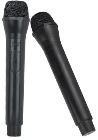 Yorajuy Prop Microphone - Speech Practice Simulation Pretend Mics for Kids | Simulation Toy Microphone, Realistic News Fake Microphone Props, for Birthday
