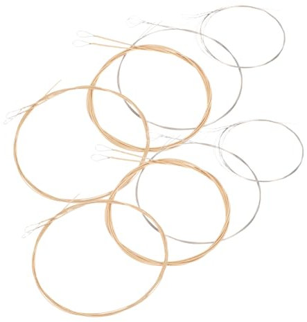 Parliky Strings 8 Pack Mandolin Strings Medium Gauge Replaceable Acoustic Mandolin Strings Set