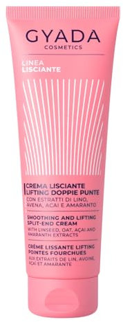 GYADA COSMETICS, Glättende Creme, Spliss Lifting, Disziplin, Beseitigung von Frizz, Feuchtigkeitssperre, 125 ml