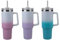 MantraRaj 40oz Tumbler with Straw Travel Mug Double Wall Flask Stainless Steel Leakproof Drinking Cup Thermal Coffee Cup Insulated Cup Water Bottle for Hot and Cold Drink (Ombre Pink)