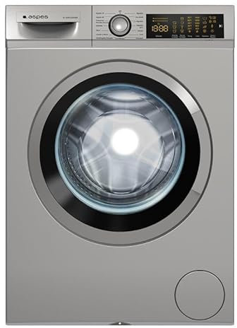Aspes Lavadora 10Kg Carga Frontal Inox AL10401AIDVBX. 2200W, 1400rpm, 15 Programas, Función Stop&Go, Clase de Eficiencia Energética A