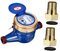 MAGICLULU 1Pièce Compteur Eau Numérique Compteur Eau Du Robinet Pratique et Conception à Rotative pour Arrosage et Utilisation Domestique