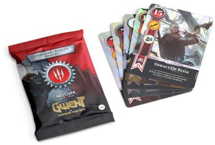 No Loading Games, Gwent Legendary Ballad Monsters, 10 Cards, Collectible Card Game