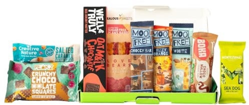 Vegan Chocolate and Snack Letterbox Gift – 9 Delicious Vegan Treats, Perfect for Christmas Stocking Fillers, Birthdays, Mother's Day, Father's Day, Valentine's, and Easter!