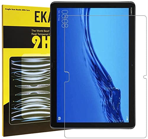 Compatible with Huawei MediaPad M5 Lite 10 (10.1 inch) 2018, Tempered Glass Screen Protector With 9H Hardness 2.5D Round Edge (MediaPad M5 Lite 10 (10.1) 2018)