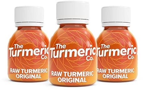 The Turmeric Co Turmeric Shots - 28x60ml Fresh & Raw Pressed Ingredients, Immune System Booster Shots, Natural Energy Drink, No Added Sugars/Sweeteners, Vegan, Created by A Premier League Footballer